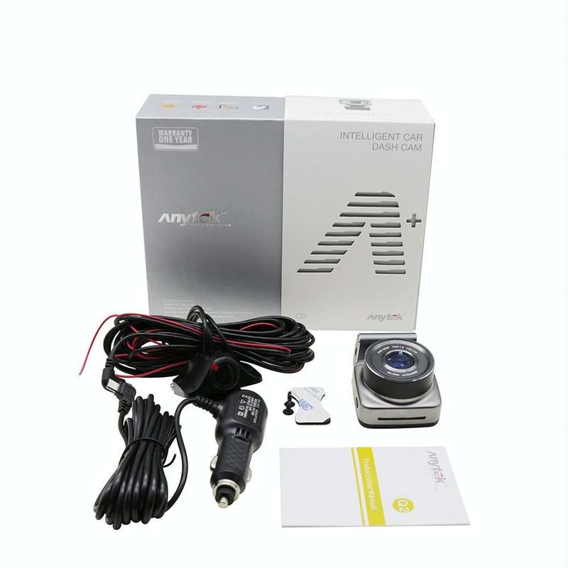 Anytek Q2 Radar Detector FHD 1296P WIFI Video Recorder Cam Dash Camera ADAS LDWS Car DVRS Removab...
