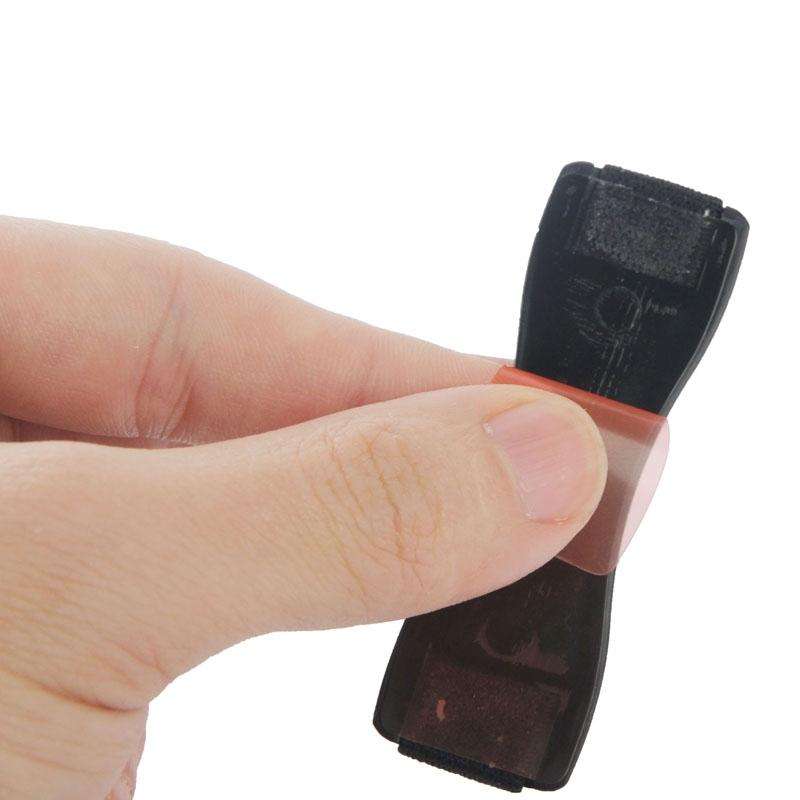 Finger Grip Phone Holder for iPhone, Galaxy, Sony, Lenovo, HTC, Huawei, and other Smartphones(Black)