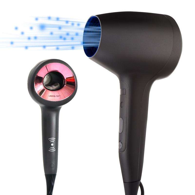 Lescolton 9809 Household Smart High-power Cold Hot Wind Leafless Negative Ion Hair Dryer with Hai...