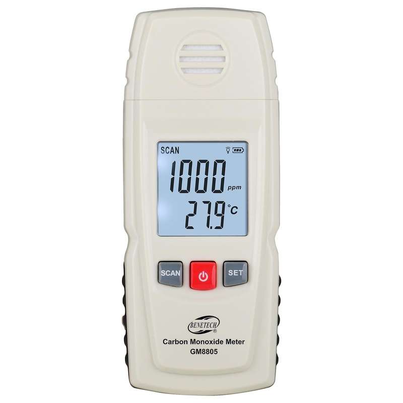 BENETECH GM8805 LCD Display Handheld Carbon Monoxide CO Monitor Detector Meter Tester, Measure Ra...