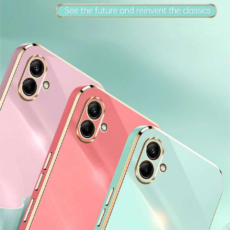 For Samsung Galaxy A04 4G XINLI Straight Edge 6D Electroplate TPU Phone Case(White)