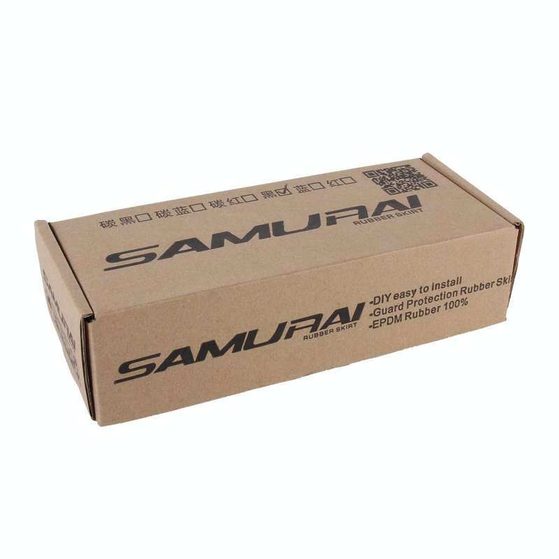 Universal 2.5m Car Front Bumper Lip Splitter Spoiler Skirt Adhesive Protector(Black)