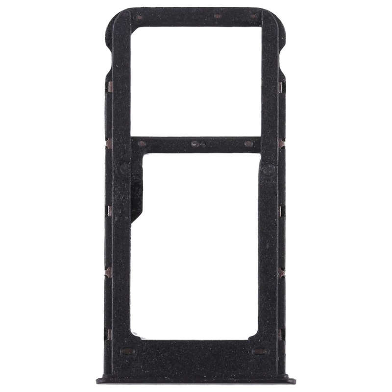 SIM Card Tray + SIM Card Tray / Micro SD Card for Huawei P smart (Enjoy 7S) (Black)
