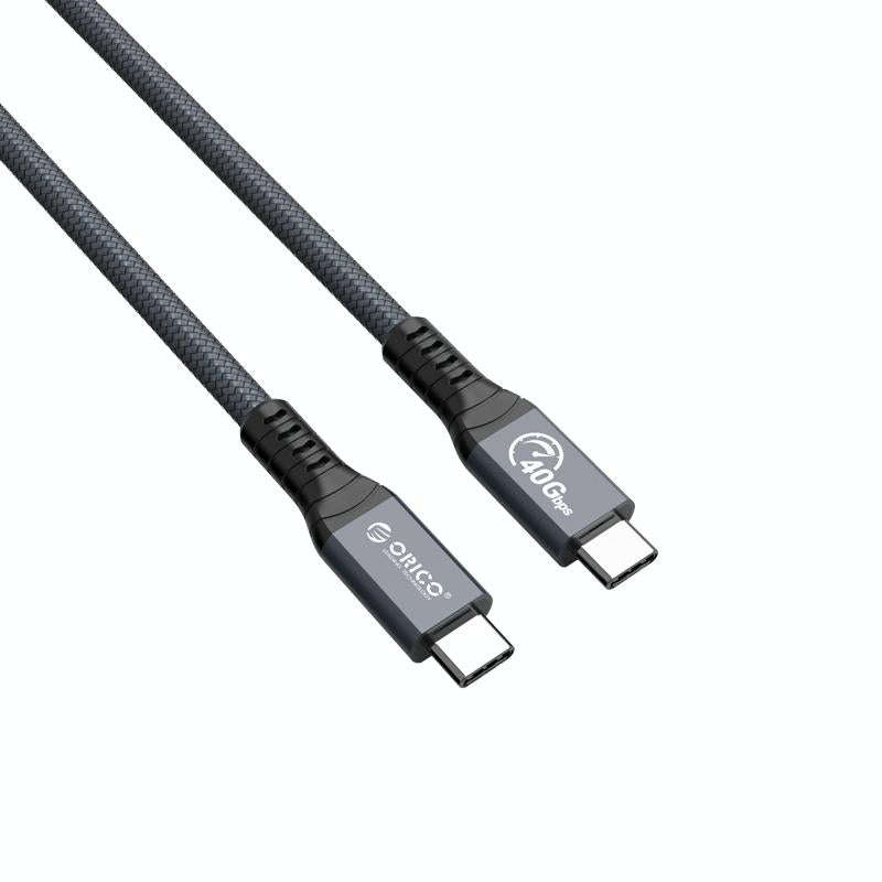 ORICO 40Gbps Thunderbolt 4 USB-C / Tpye-C Data Cable, Cable Length:30cm(Grey)