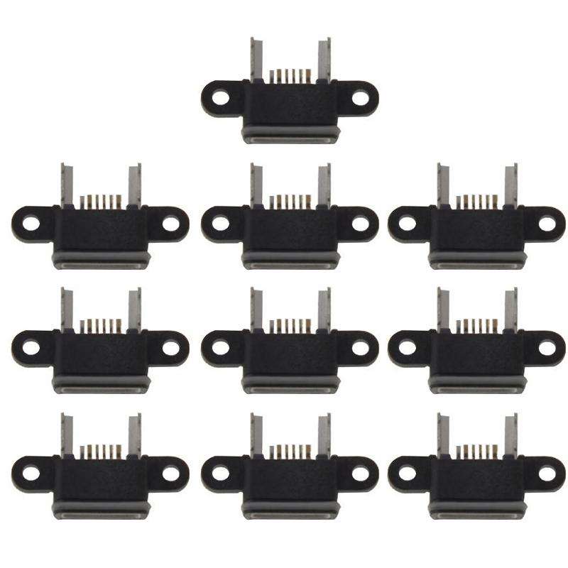 10 PCS Charging Port Dock Connector  for Xiaomi Mi 4(Black)