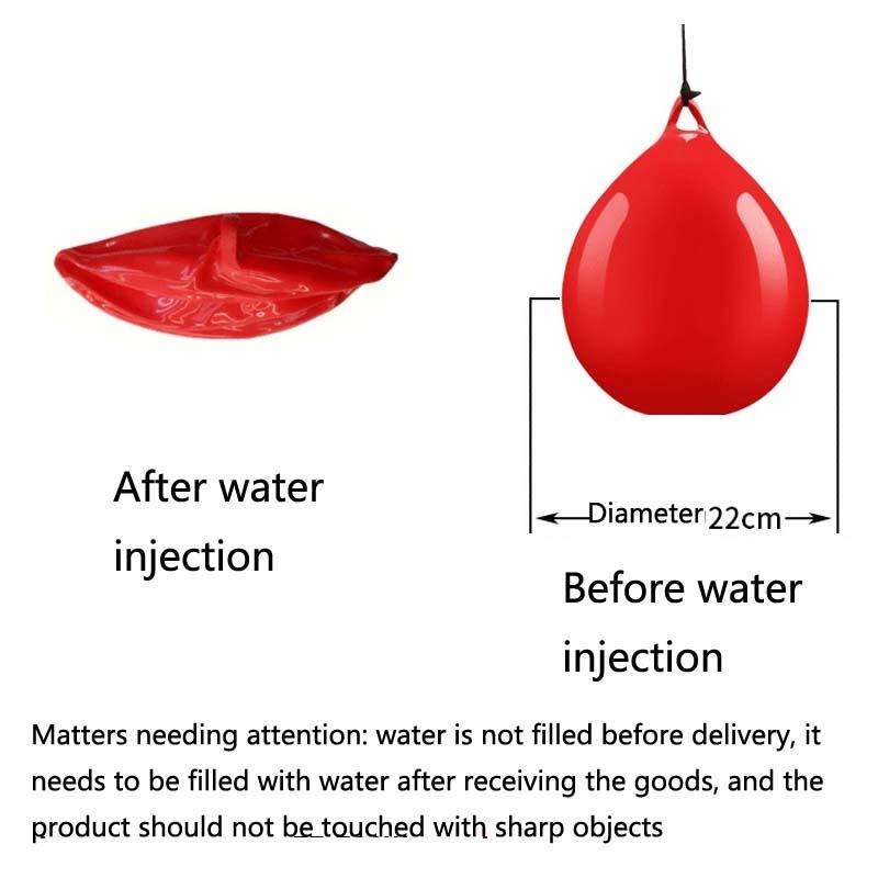 Water Injection Sandbag Household Hanging Type Boxing Water Ball Vent Ball(Red)