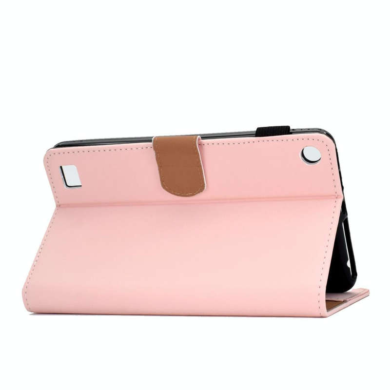 For Kindle Fire 7(2015/2017/2019) Solid Color Tablet PC Universal Magnetic Horizontal Flip Leathe...