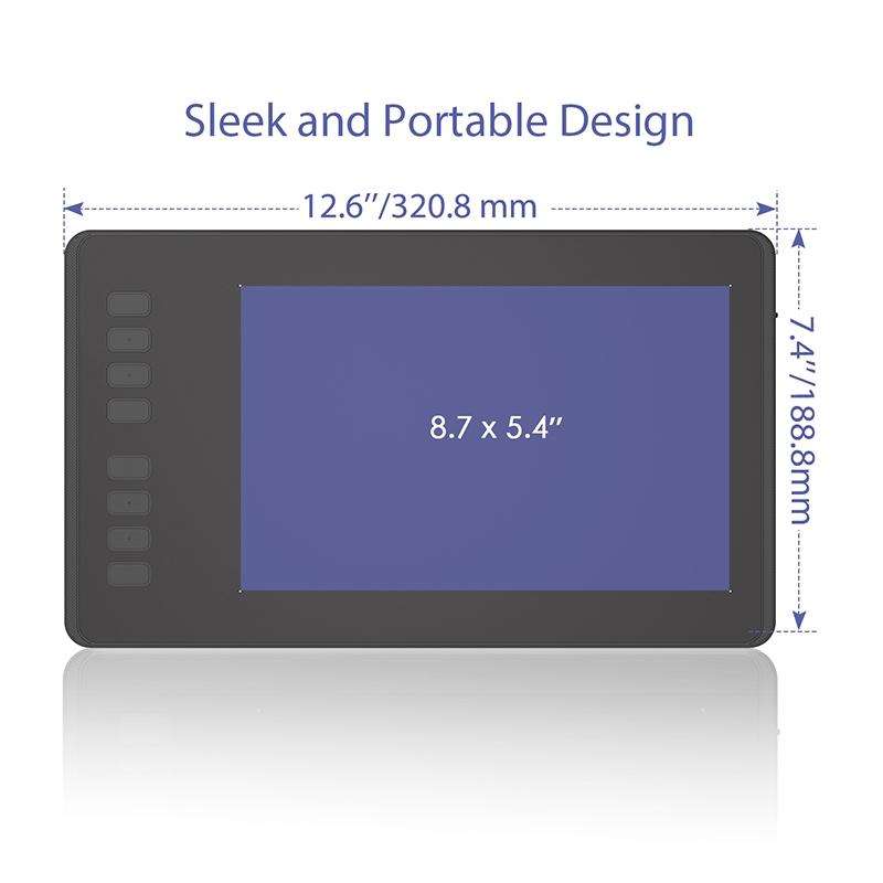HUION Inspiroy Series H950P 5080LPI Professional Art USB Graphics Drawing Tablet for Windows / Ma...