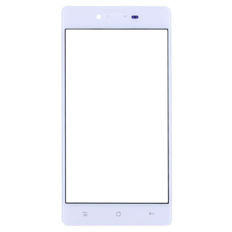 For OPPO R7 Front Screen Outer Glass Lens (White)