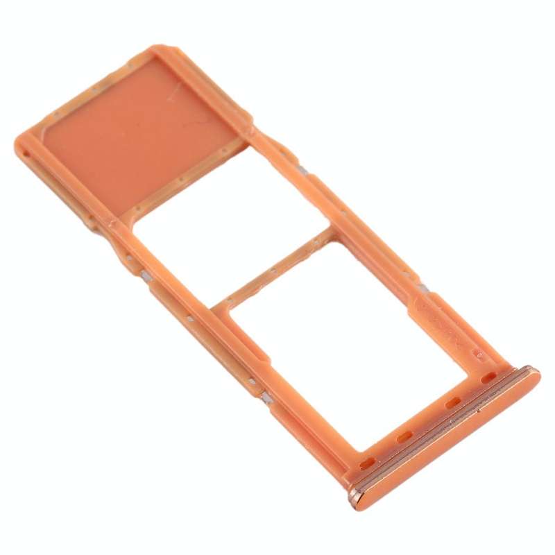 For Galaxy A70 SIM Card Tray + Micro SD Card Tray (Orange)
