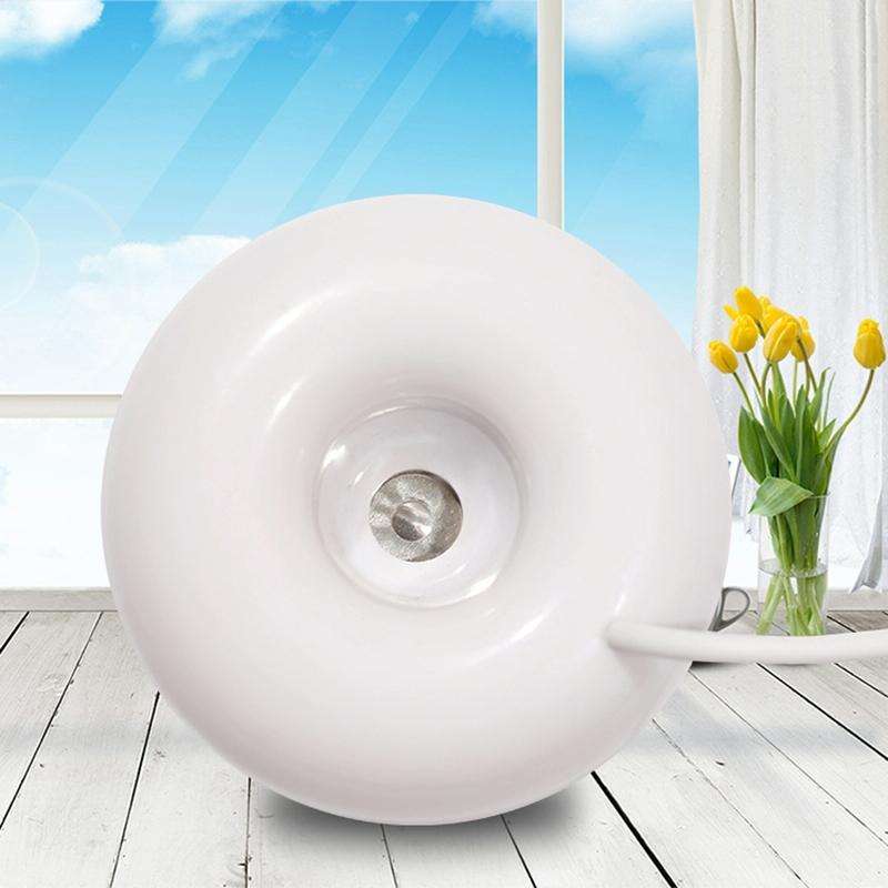 Donut Shape Mini USB Air Humidifier Aroma Diffuser Purifier(White)