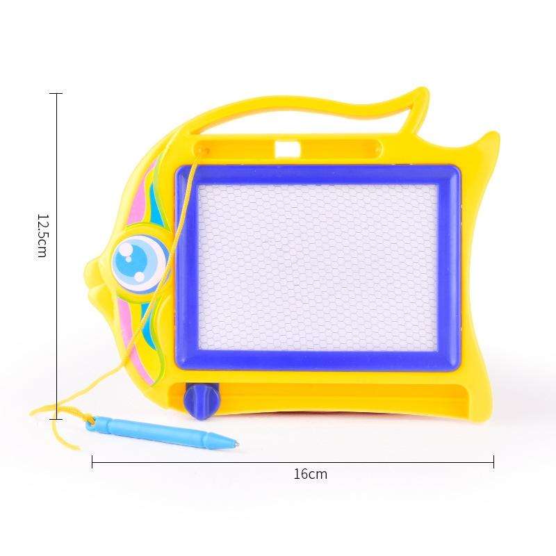 Children Early Education Writing Board Puzzle Black and White Plastic Magnetic Drawing Board Toys...