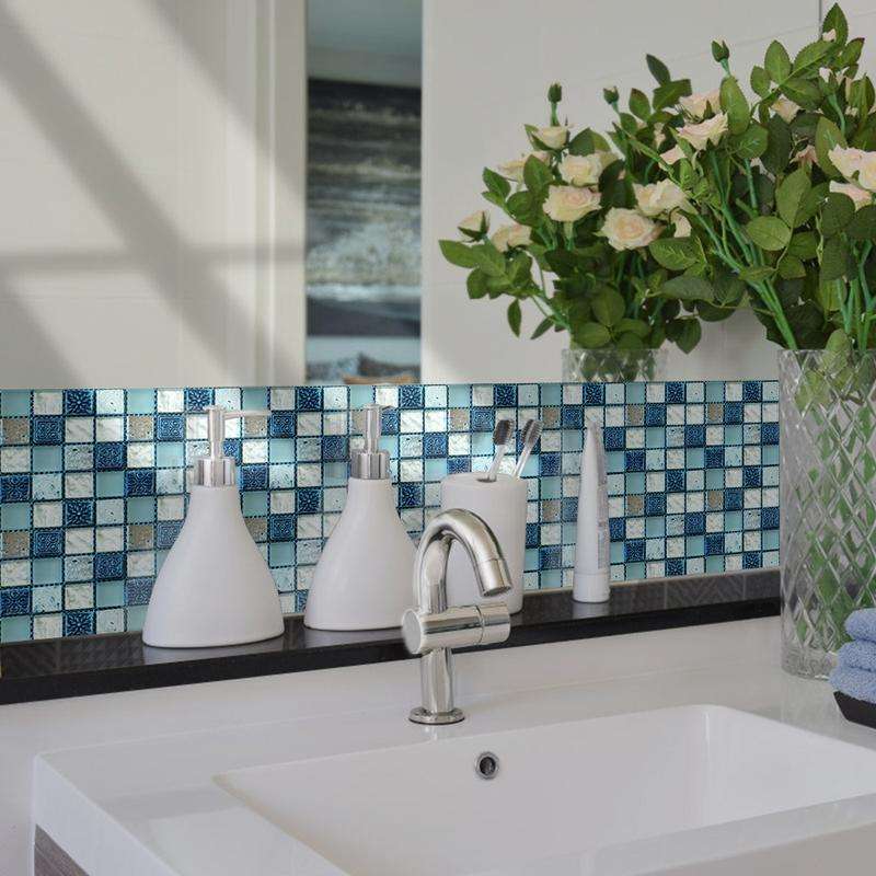 20 PCS / Set Kitchen Stove Oil-Proof Sticker Ceramic Tile Decoration Self-Adhesive Wall Sticker, ...