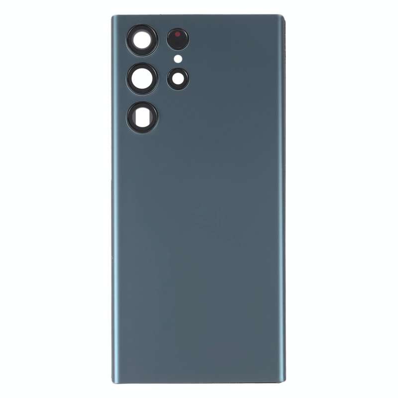 For Samsung Galaxy S22 Ultra 5G SM-S908B Battery Back Cover with Camera Lens Cover (Green)