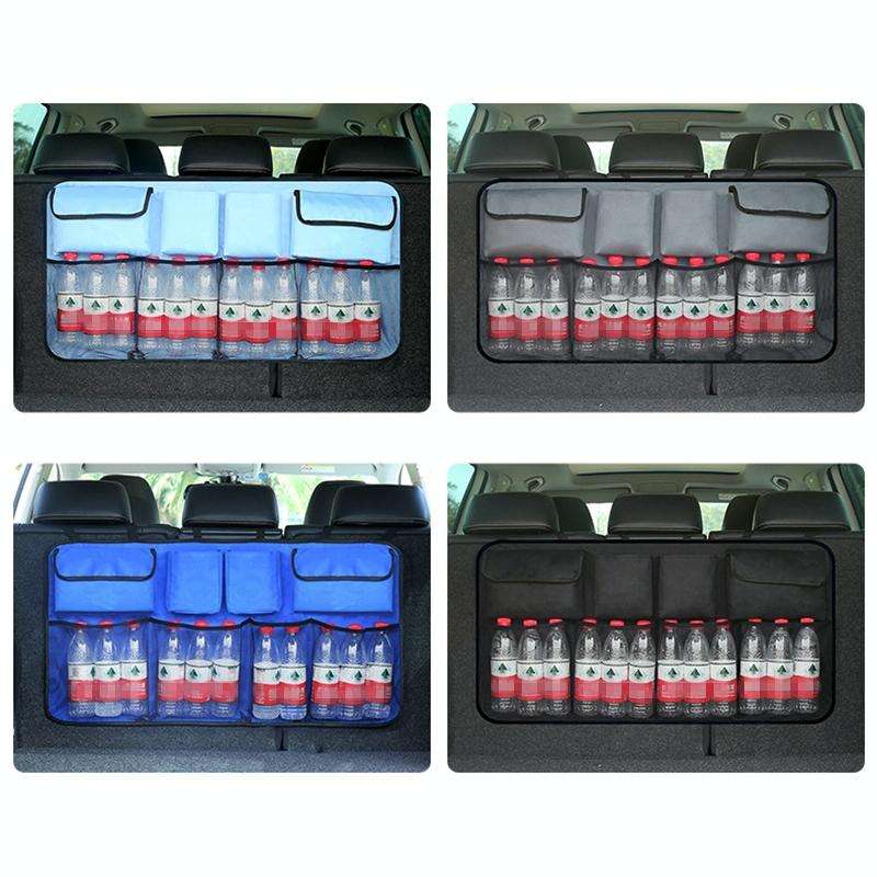 Car Trunk Creative Storage Hanging Bag Storage Bag (Dark Blue)