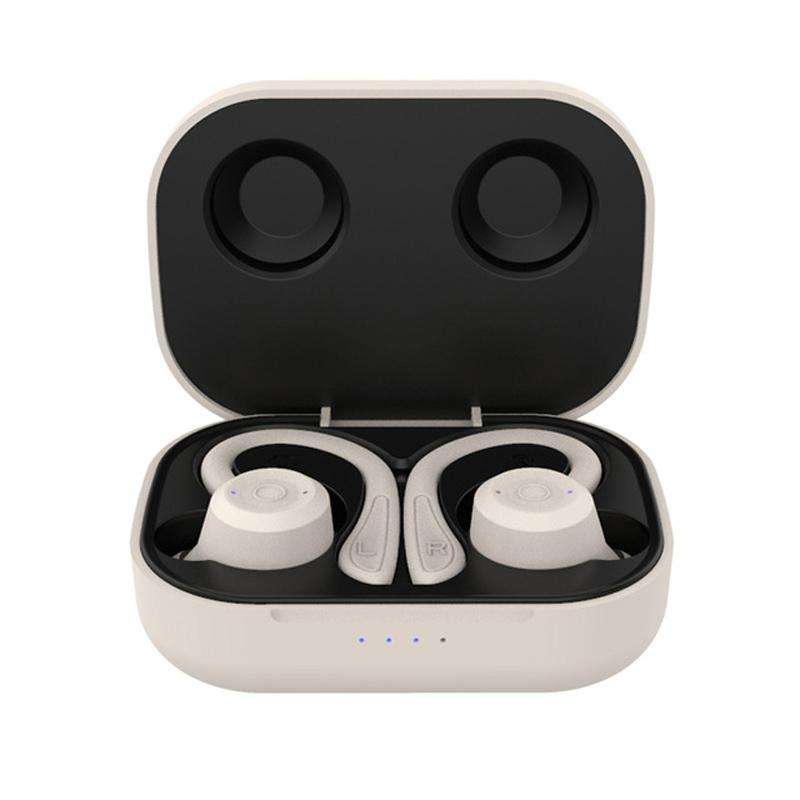 T20 TWS Bluetooth Hooks Wireless Sports Headphones with Charging Box IPX6 Waterproof Noise-cancel...