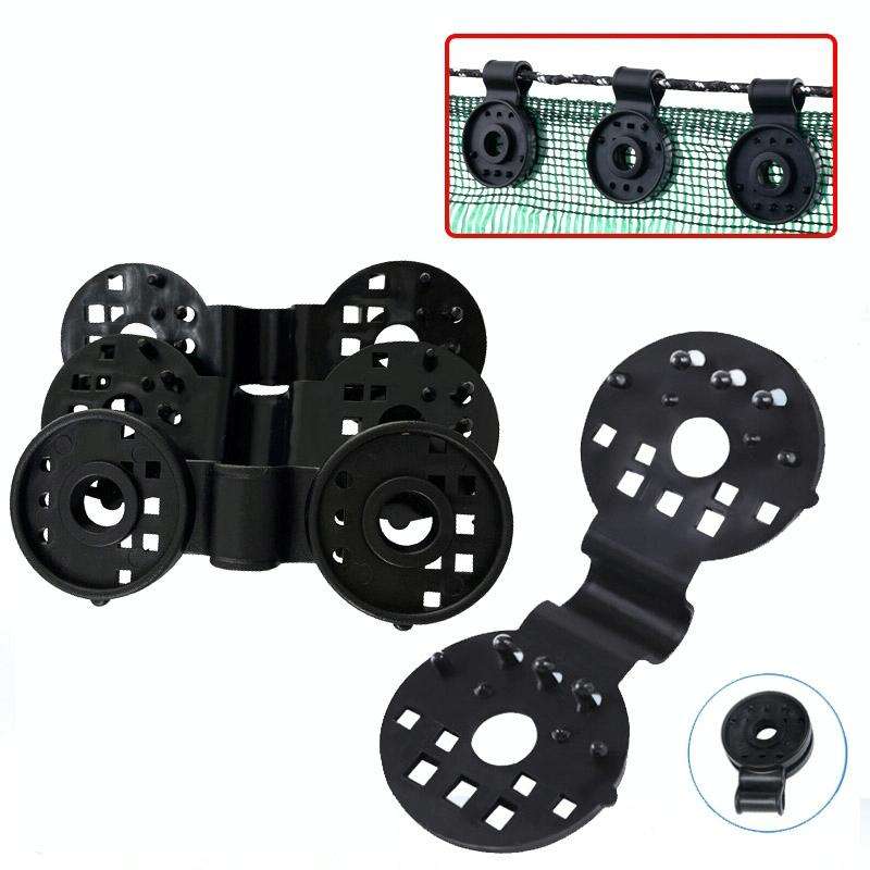 Sunshade Net Clip Garden Greenhouse Netting Shade Cloth Fastener(Black)