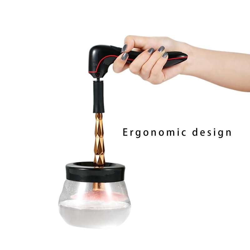 Electric Scrubber Make-Up Brush Cleaning Machine Automatic Dryer USB Rechargeable Make-Up Brush C...