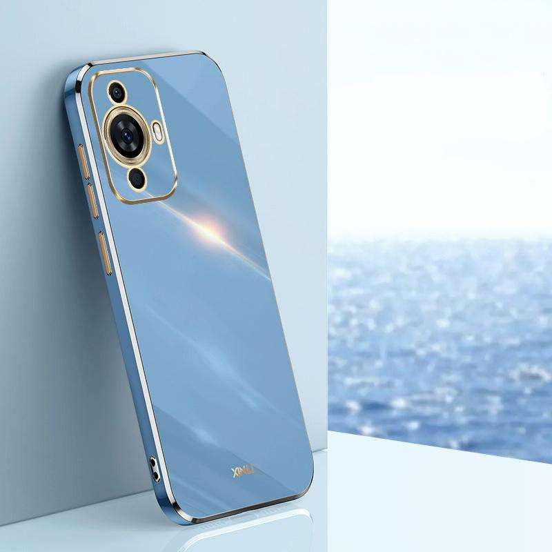 For Huawei nova 11 Pro XINLI Straight Edge 6D Electroplate TPU Phone Case(Celestial Blue)