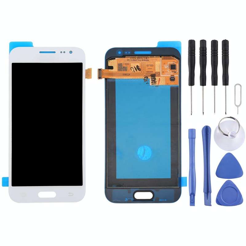 Original LCD Display + Touch Panel for Galaxy J2, J200F, J200Y, J200G, J200H, J200GU(White)