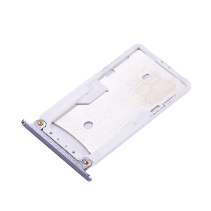 For Xiaomi Redmi Note 4 SIM & SIM / TF Card Tray(Grey)