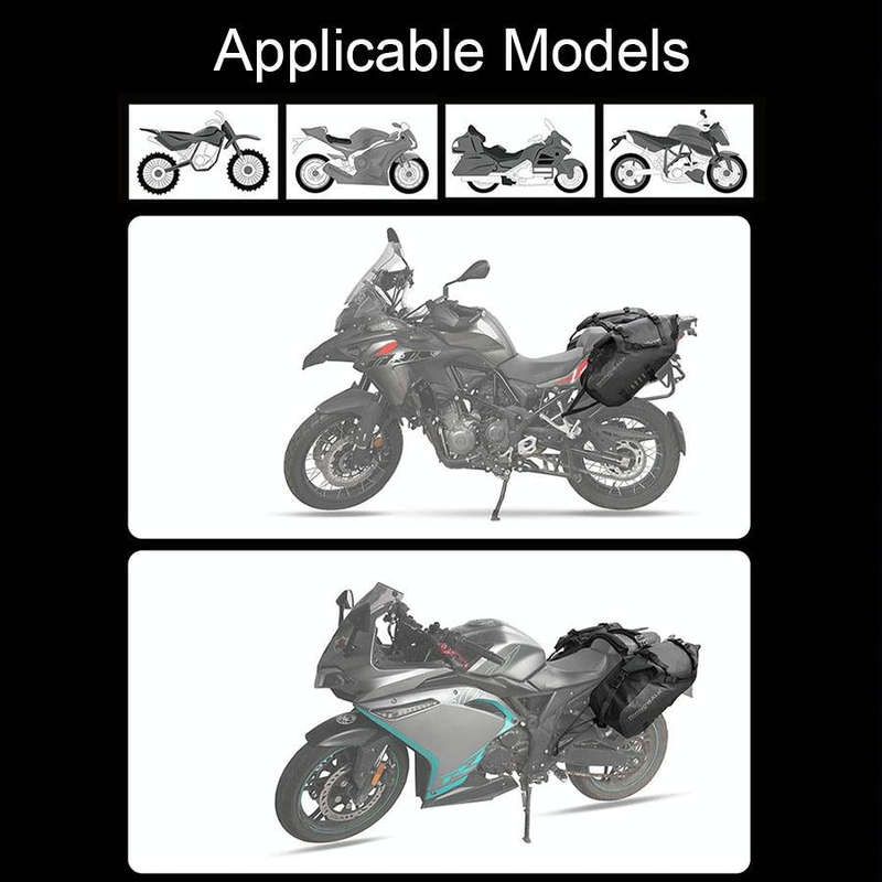 Rhinowalk MT1428 Large-capacity Waterproof and Wear-resistant Motorcycle Double-side Bag(Black)