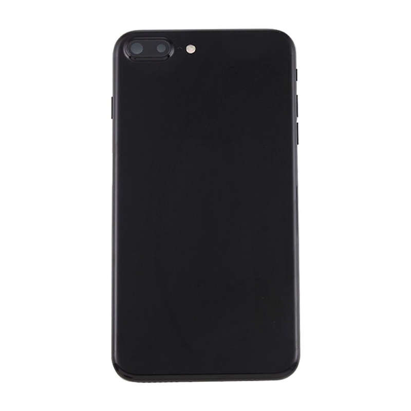 Battery Back Cover Assembly with Card Tray for iPhone 7 Plus (Jet Black)