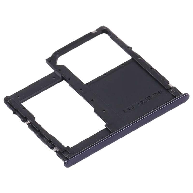For Samsung Galaxy A31 SIM Card Tray + Micro SD Card Tray (Black)