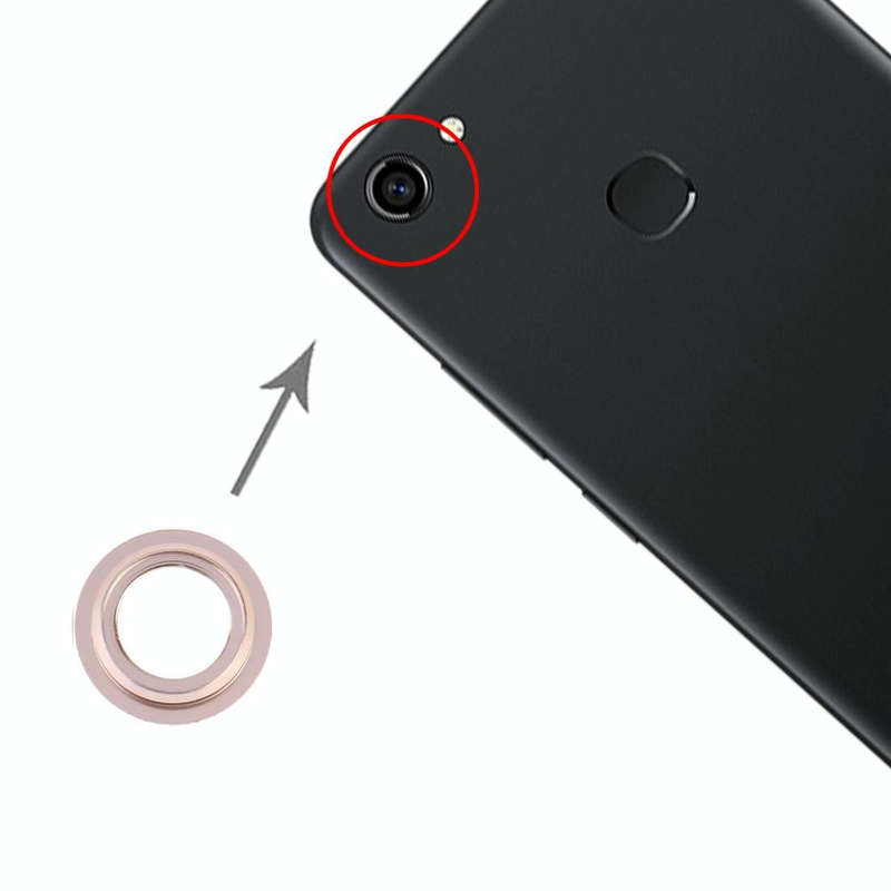 For Vivo Y75 10pcs Camera Lens Cover (Gold)
