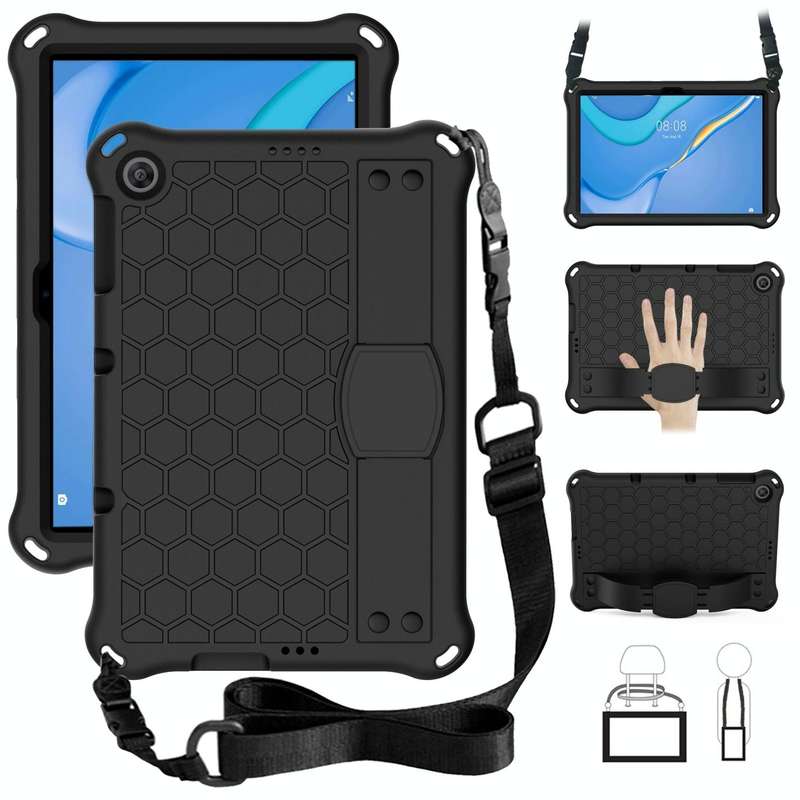 For Huawei MediaPad T10 9.7 / T10 10.1 Honeycomb Design EVA + PC Material Four Corner Anti Fallin...