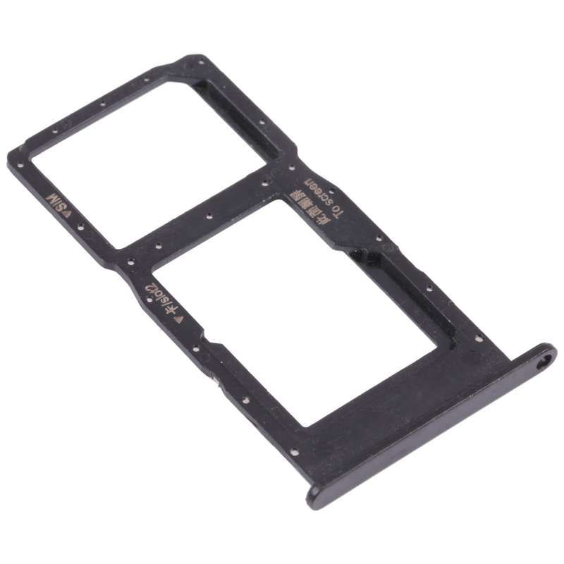 SIM Card Tray + SIM Card Tray / Micro SD Card Tray for Huawei Enjoy 20 5G (Black)