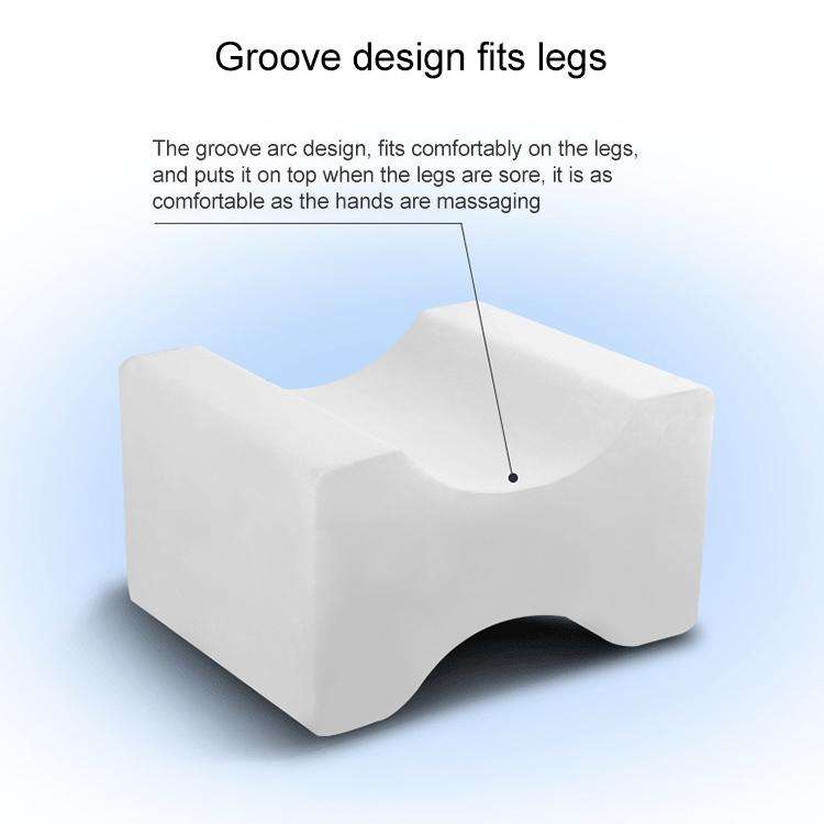 Orthopedic Memory Foam Knee Wedge Pillow for Sleeping Sciatica Back Hip Joint Pain Relief Contour...