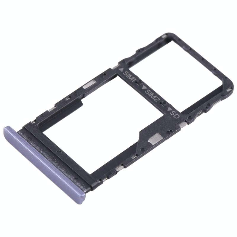 For TCL 40 SE Original SIM + Micro SD Card Tray(Purple)