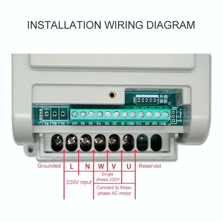 AT1-0450X 0.45KW 220V Single-phase Input Three-phase Output Inverter Motor Governor