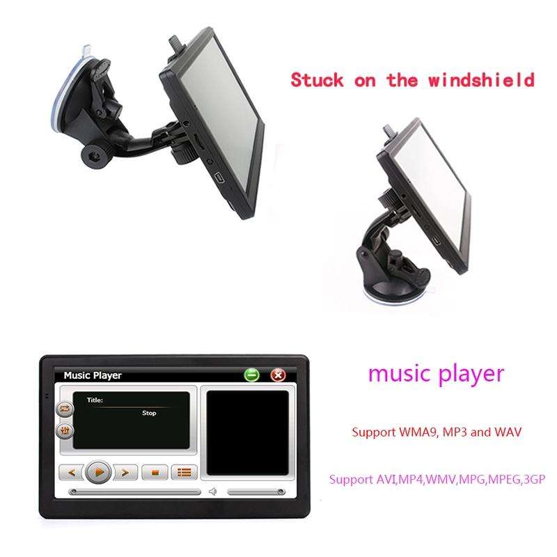 7 inch Car GPS Navigator 8G+256M Capacitive Screen High Configuration, Specification:North Americ...