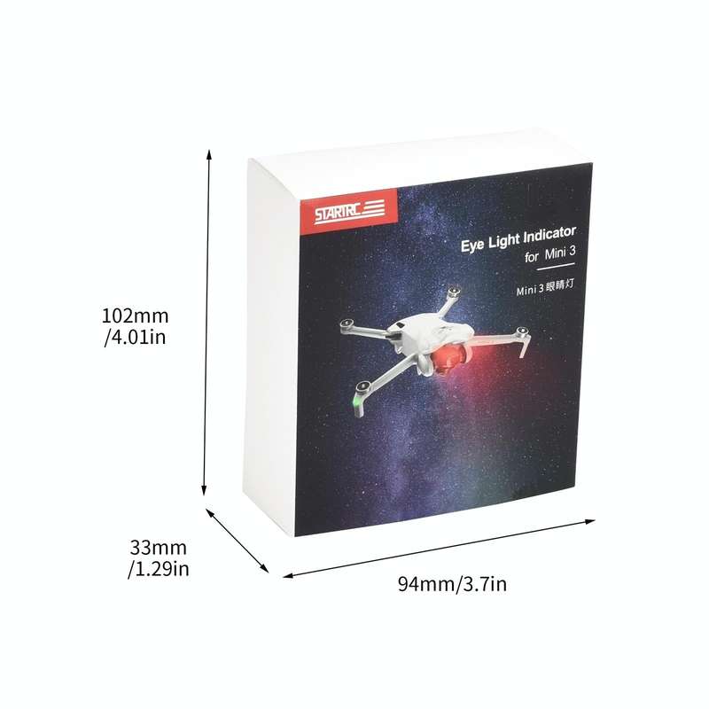 For DJI Mini 3 STARTRC Drone Eyes LED Strobe Warning Night Light