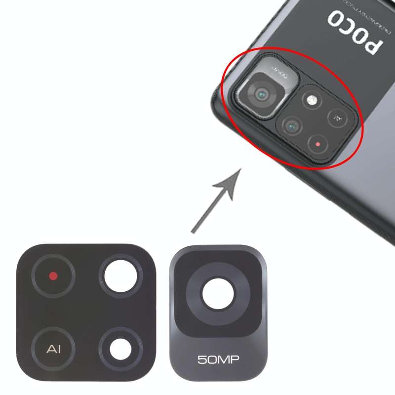 10 PCS Back Camera Lens For Xiaomi Redmi Note 11S 5G / Redmi Note 11 China / Redmi Note 11T 5G / ...