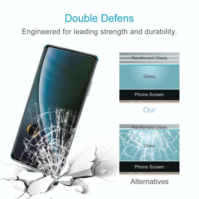 For ZTE Blade V30 50 PCS 0.26mm 9H 2.5D Tempered Glass Film