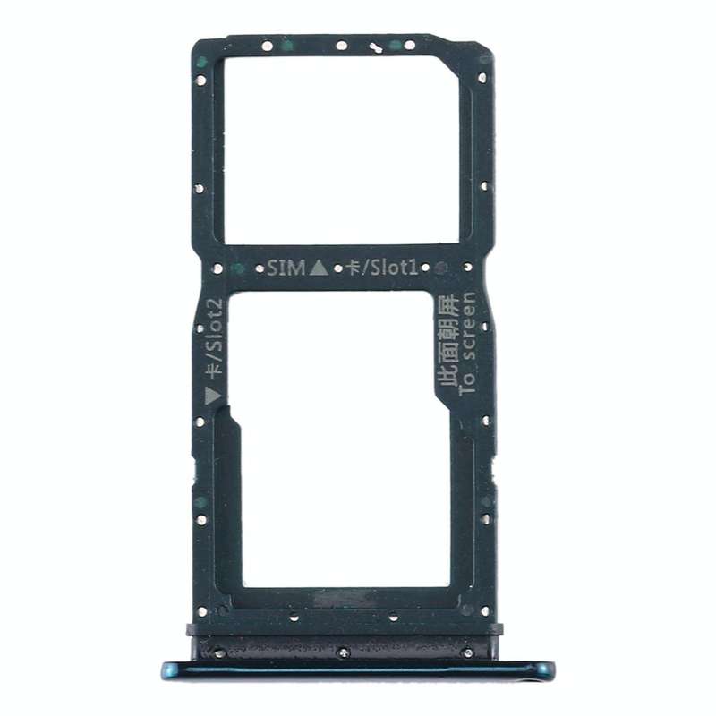 SIM Card Tray + SIM Card Tray / Micro SD Card Tray for Huawei Enjoy 10 Plus (Green)