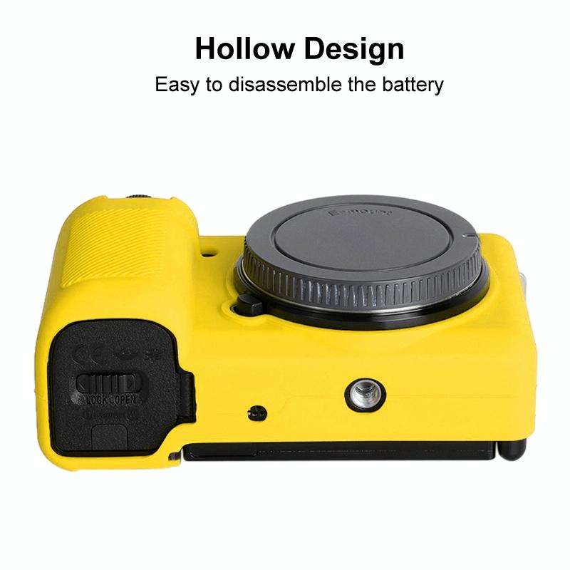 For Sony ZV-E10 Soft Silicone Protective Case (Yellow)