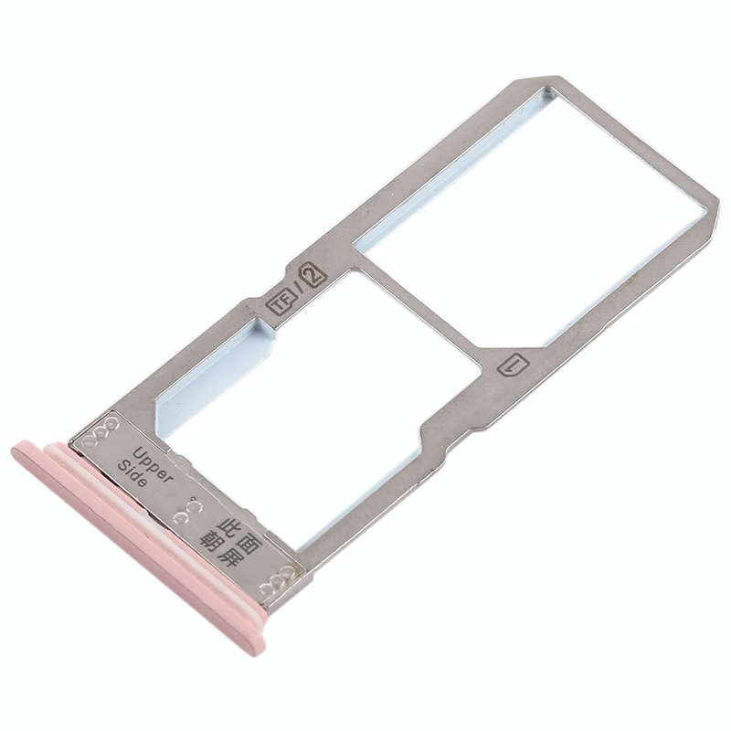 For Vivo Y67 SIM Card Tray + SIM Card Tray / Micro SD Card Tray (Rose Gold)