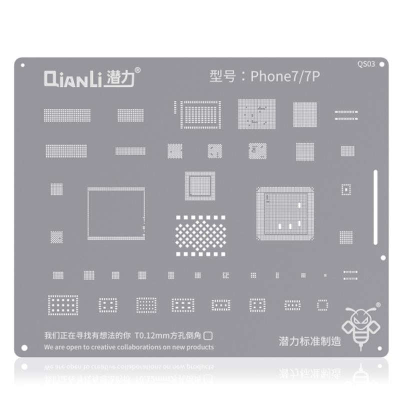 Qianli QS03 Bumblebee Stencils BGA Reballing Planting Tin Plate For iPhone 7/7 Plus