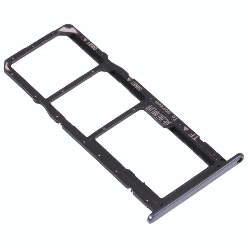 SIM Card Tray + SIM Card Tray + Micro SD Card Tray for Honor 7A Pro (Black)