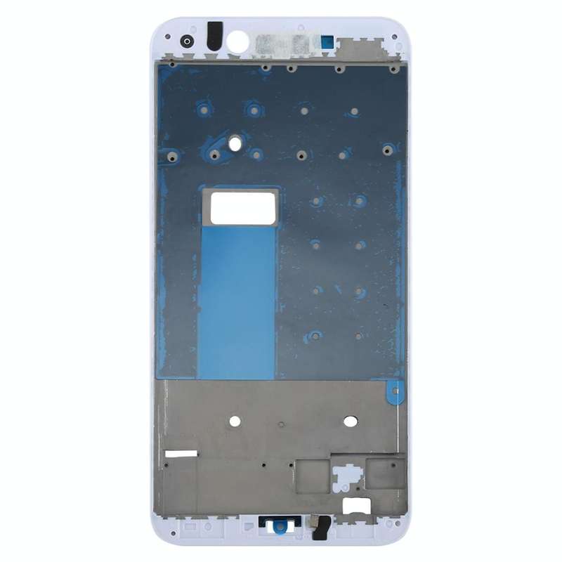 For OPPO A77 / F3 Front Housing LCD Frame Bezel Plate  (White)