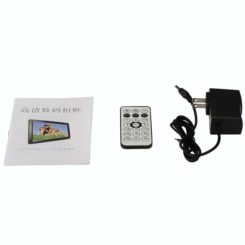 8 inch LED Display Multi-media Digital Photo Frame with Holder & Music & Movie Player, Support US...