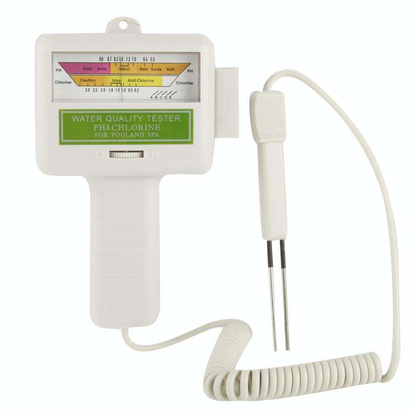 Home Swimming Pool Water PH / CL2 Tester, Cable length: 1.2m