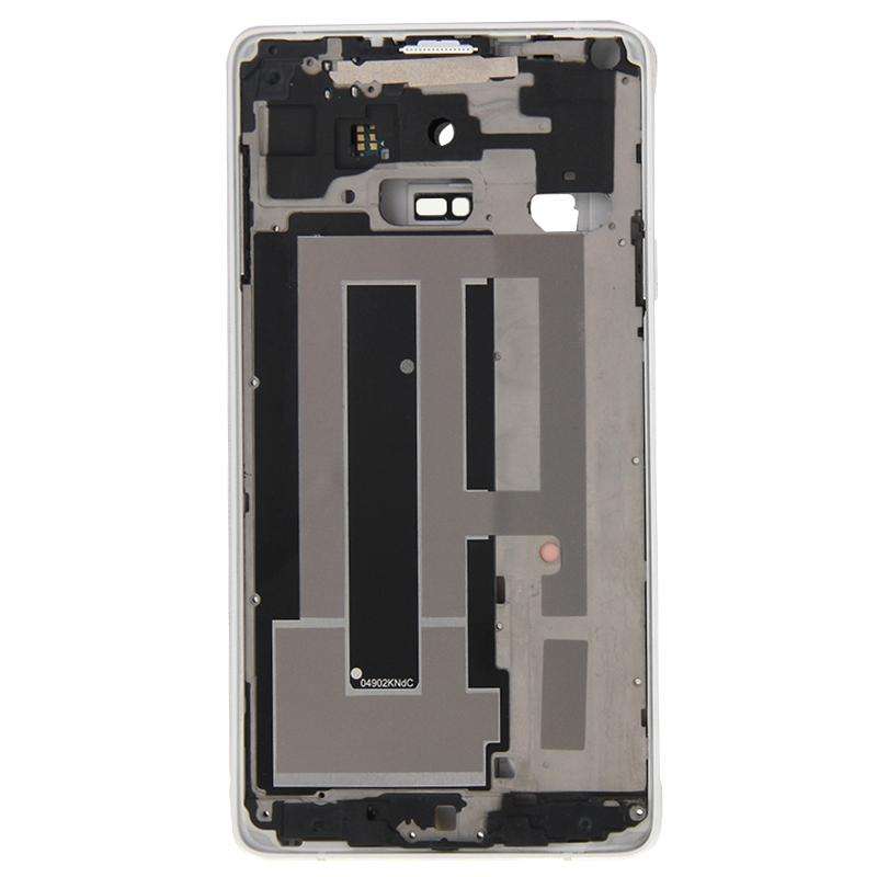 For Galaxy Note 4 / N910F Full Housing Cover (Front Housing LCD Frame Bezel Plate + Middle Frame ...