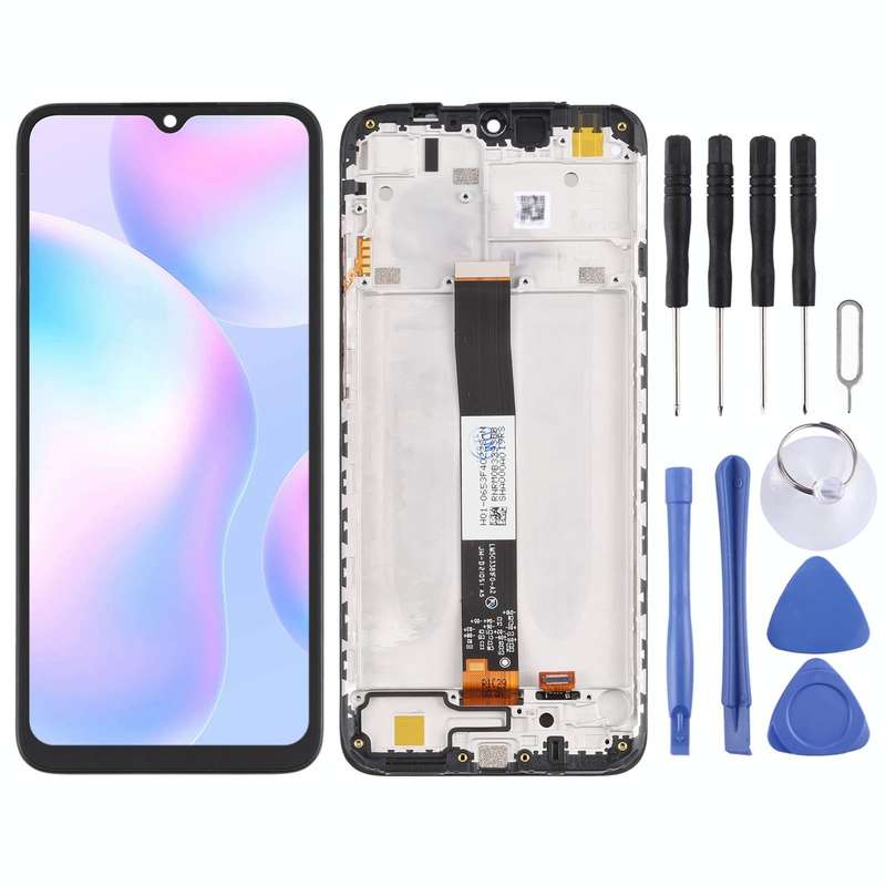 Original LCD Screen and Digitizer Full Assembly with Frame for Xiaomi Redmi 9A / Redmi 9C / Redmi...