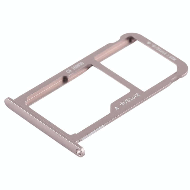 SIM Card Tray + SIM Card Tray / Micro SD Card for Huawei G9 Plus (Mocha Gold)