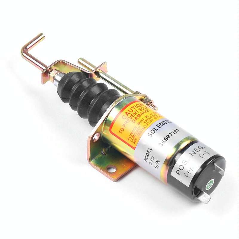 Lister Petter 12V Engine Flameout Solenoid Valve with Magnetic 366-07197